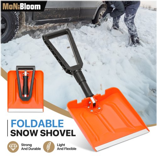 SnowMaster D-Grip Folding Shovel