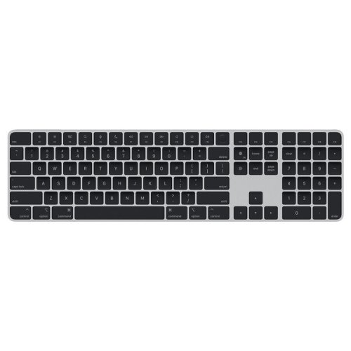 Silicon Keyboard with Touch ID and Keypad (Black)