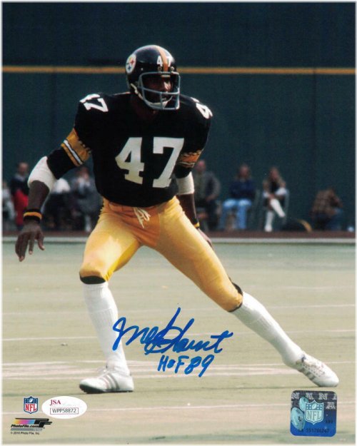 Steelers Legend Autographed 8x10 Photo by Mel Blount