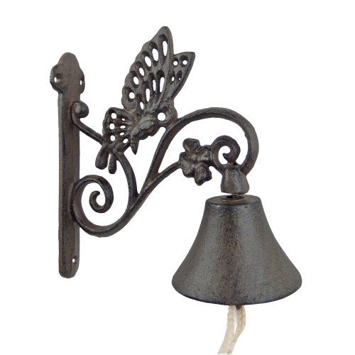 Rustic Butterfly Garden Dinner Bell