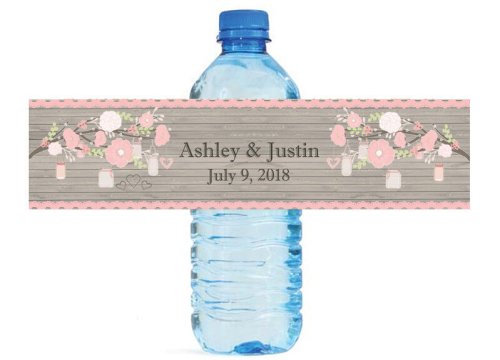 Floral Woodland Mason Jar Labels