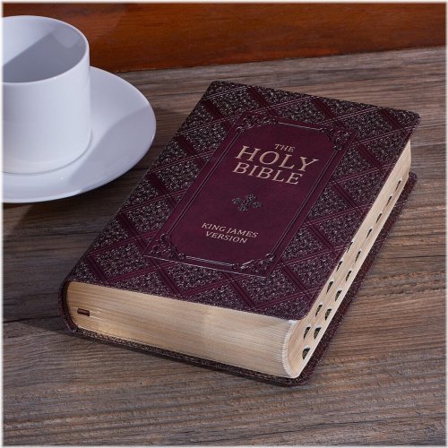 Royal Words: Giant Print Dark Brown Thumb Indexed Bible