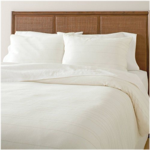 Taupe/Cream Stripe Bedding Set