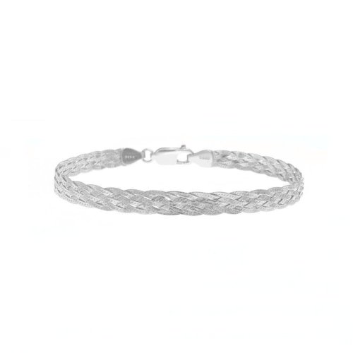 Braided Herringbone Chain Bracelet