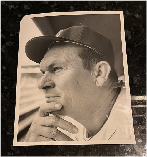 1955 Pinky Higgins Deep Thought Original Photo