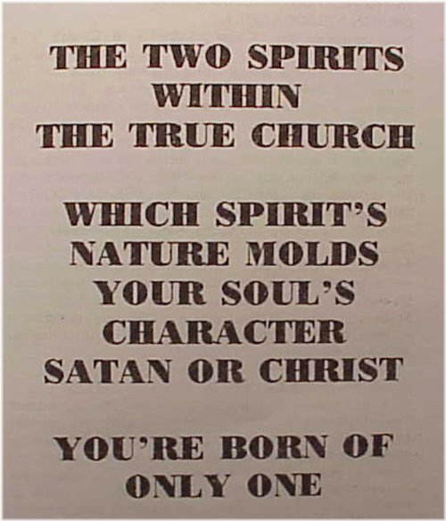 Dual Spirits of the Church Foldout