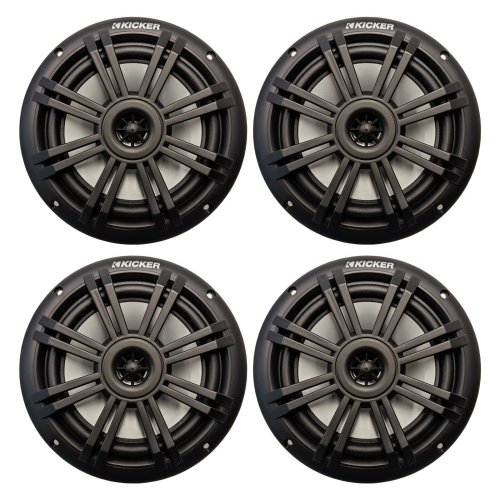 Black Marine Coaxial Speakers by Kicker