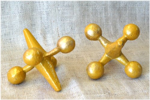 Jax Cast Iron Bookend and Doorstop Set