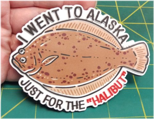 Alaska Halibut Adventure Magnet
