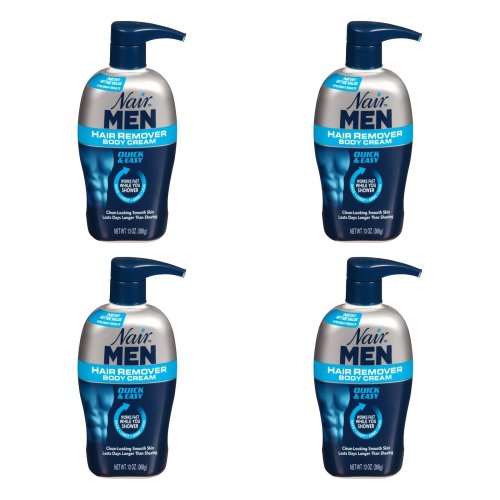 SmoothSkin 4-Pack: Nair Men's Body Hair Removal Cream