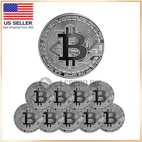 Silver Plated Bitcoin Commemorative Collection Set