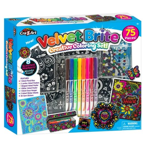 Creative Velvet Brite Coloring Set