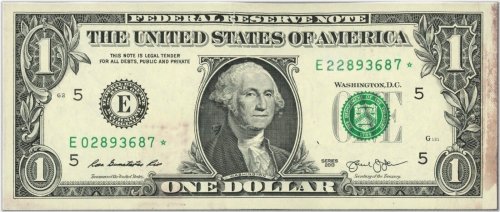 Mismatched Serial Number Star Note - 2013 $1 Richmond FRN