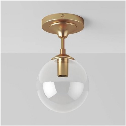 Golden Globe Flush Mount Fixture