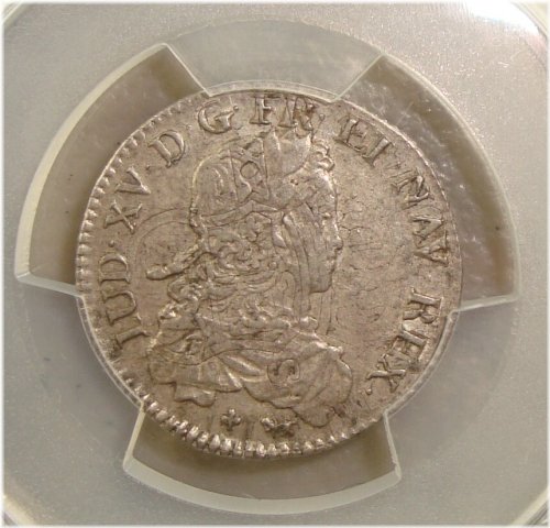 French Colonial Ecu - 1720 John Law Issue