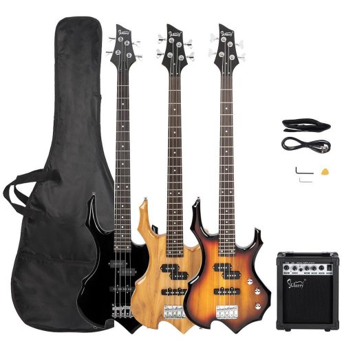 Sunset Flame Bass Guitar Kit