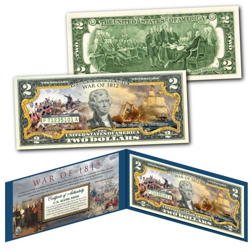 Independence Commemorative $2 Bill - War of 1812 Edition