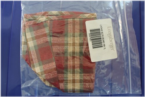 Orchard Park Plaid Recipe Basket Liner