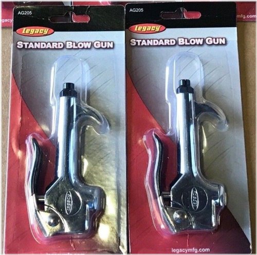 Thumb Lever Air Blow Gun Set by Legacy Standard, 1/4" FNPT (2 Pack)