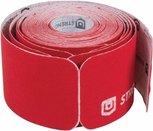 Red Precut Kinesiology Tape Roll - 5M by StrengthTape