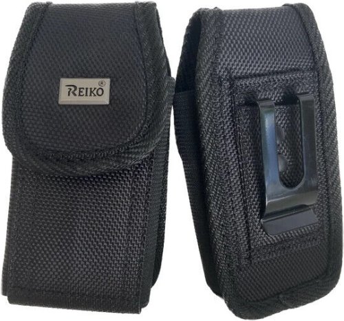 Black Nylon Clip Case for GreatCall Lively Flip Phone