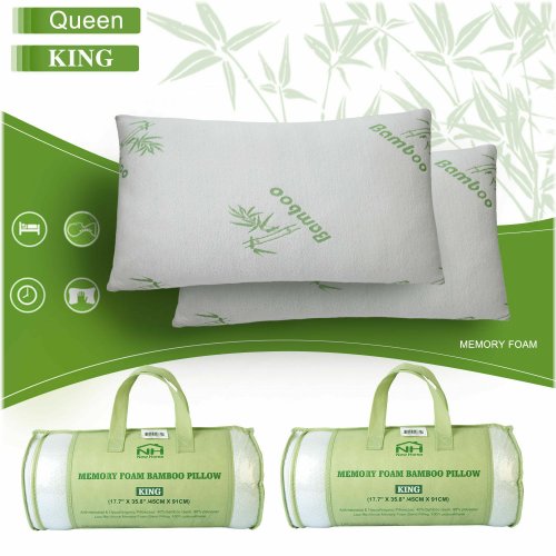 Bamboo Bliss Memory Foam Pillows