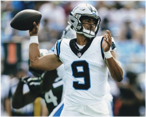 Bryce Young Autographed Panthers Photo