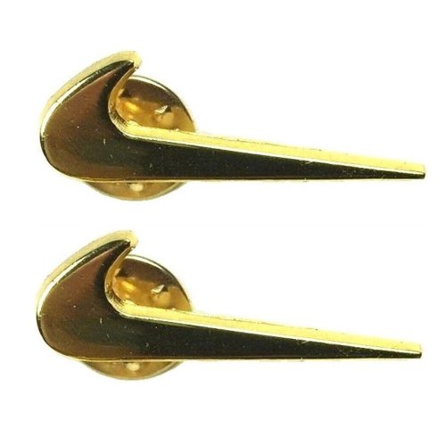 Gold Checkmark Lapel Pin Set