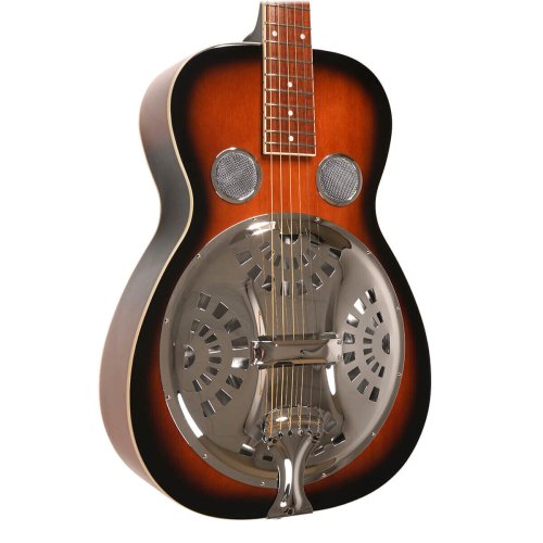 Sunburst Roundneck Resonator Guitar by Paul Beard