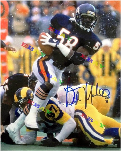 Champion's Legacy: Autographed 1985 Chicago Bears 8x10 Photo Reprint