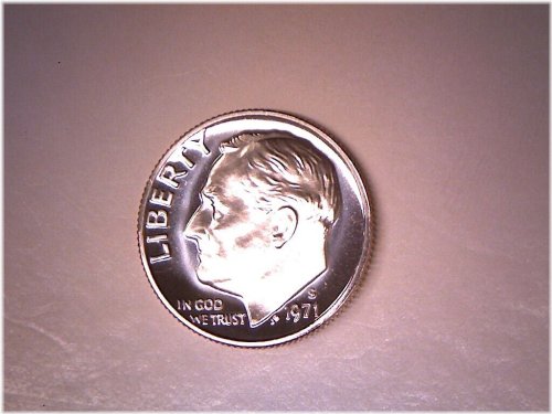 1971 S Proof Roosevelt Dime