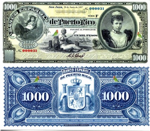 Caribbean Blue Banknote