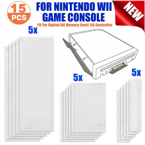 Memory Card Slot Cover Lid Replacement Kit for Nintendo Wii