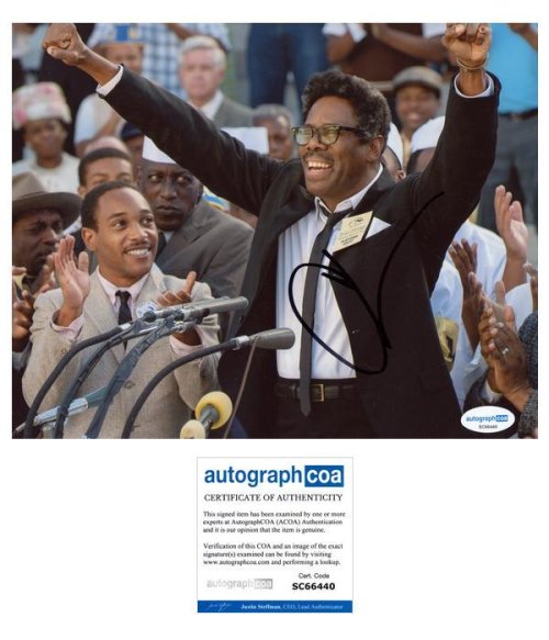 Bayard Rustin Signature on 8x10 Photo with ACOA Certification