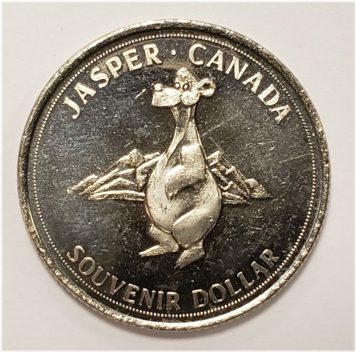 Jasper Canada Trade Token - 1981 Souvenir Dollar
