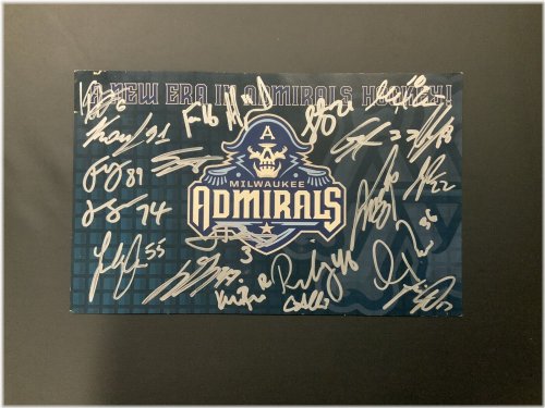 AHL Milwaukee Admirals Signed Hockey Collectible Photo