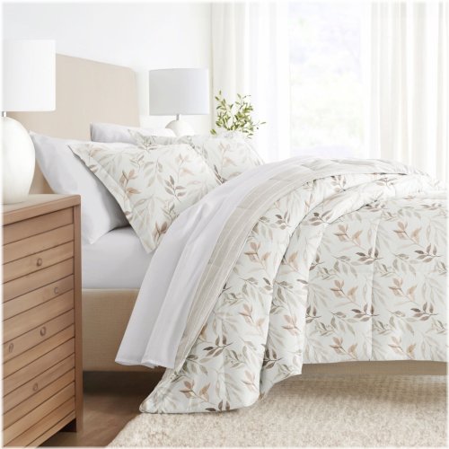 Serene Blossom Reversible Comforter Set