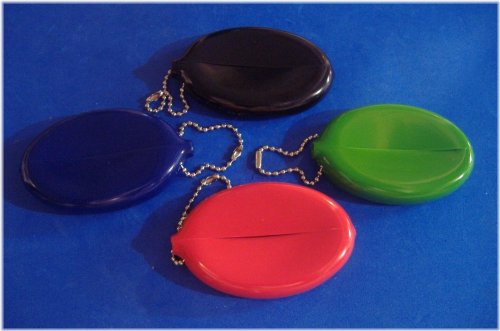 Colorful Coin and Key Holders with Bead Chain