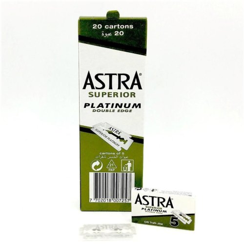 Astra Platinum Double Edge Razor Blades