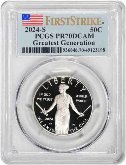 2024-S Greatest Generation Half Dollar