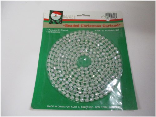 Frosty Woodland Beaded Garland