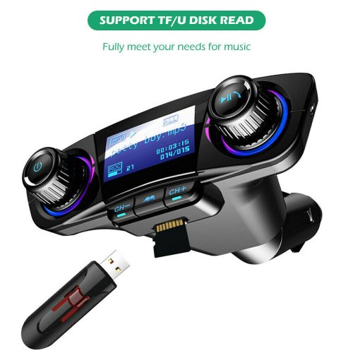 DriveTunes Wireless Car Kit with Hands-Free Calling & USB Charging