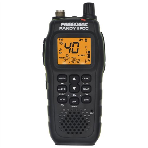 Randy II Handheld CB Radio with AM/FM and LCD Display