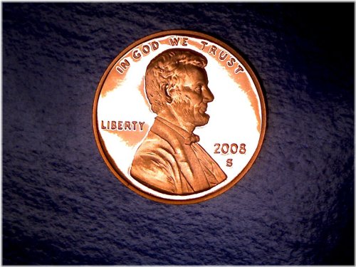 2008 S Proof Lincoln Memorial Penny