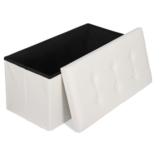 Beige MDF Storage Bench