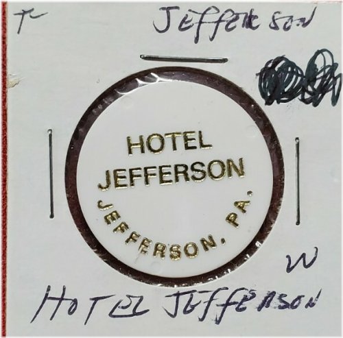 Jefferson House Trade Token