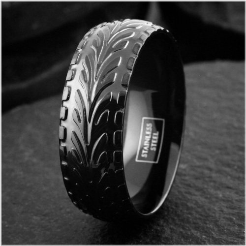 Midnight Tread Men's Ring