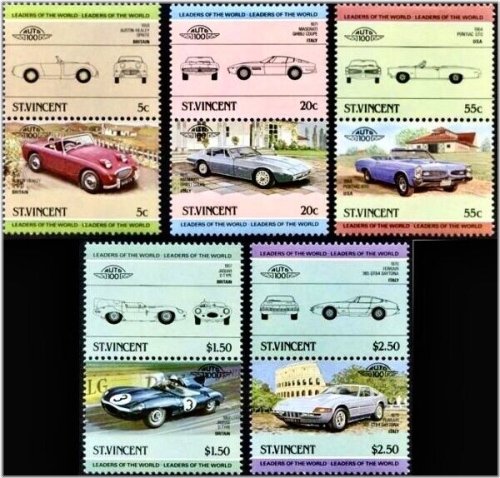 Authentic Vintage Stamps Collection