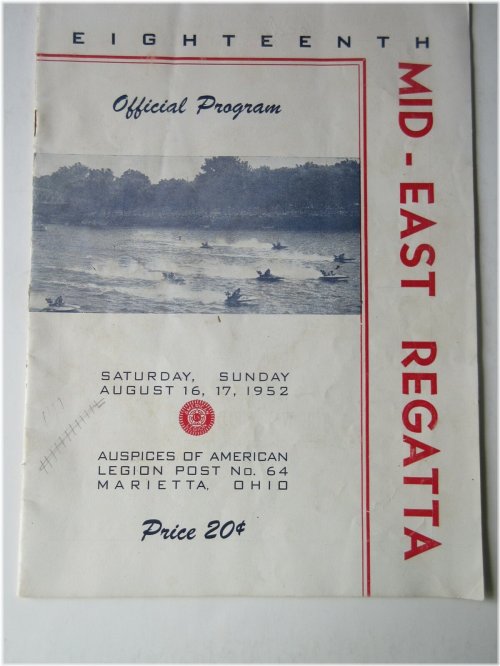 Regatta Memories: 1952 Marietta Program