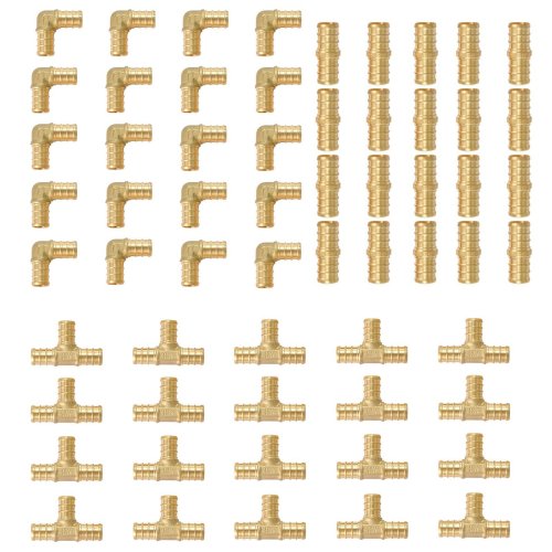 PEX Crimp Brass Fittings Set